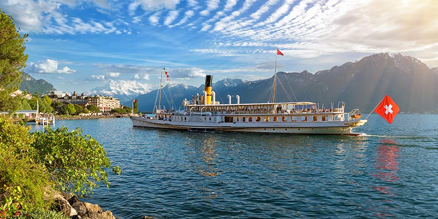 Basking in views of Lake Geneva from Montreux